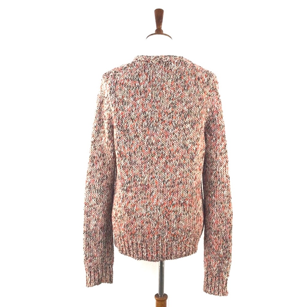 Maison Scotch Cream Knit V-Neck Cardigan, Medium - Picture 3 of 7
